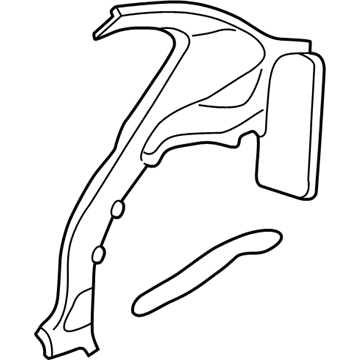 GM 22685235 Inner Panel, Rear Driver Side