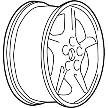 Pontiac Spare Wheel - 9594194