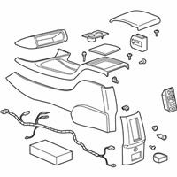 GMC Jimmy Parts - 15755071 Console Assembly