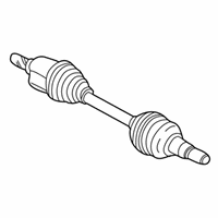 Chevrolet Equinox Axle Shaft - 22711827 Axle Assembly, Front Driver Side