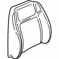 Chevrolet Venture Seat Cushion Pad - 88897353 Seat Cushion Pad, Driver Side