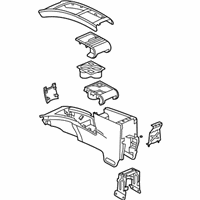 Cadillac SRX Parts - 89039972 Console Assembly, Gray