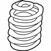 Chevrolet Suburban 1500 Coil Springs - 15182561 Coil Spring, Rear