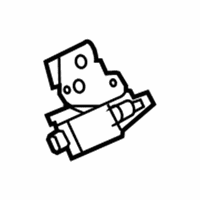 Chevrolet Door Latch Assembly - 15145724 Lock