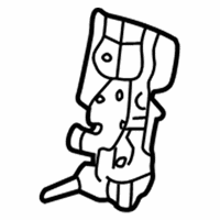 Chevrolet Blazer Door Latch Assembly - 15111438 Lock, Rear Passenger Side