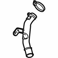 Buick Radiator Hose - 12587372 Outlet Pipe, Lower