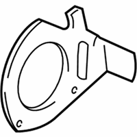 Buick Brake Backing Plate - 10434256 Splash Shield, Driver Side