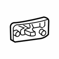 Cadillac Escalade EXT Door Handle - 15127851 Handle, Outside, Blue, Rear Driver Side