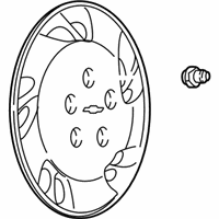 Chevrolet Wheel Cover - 9593100 Wheel Cover, Silver Spark