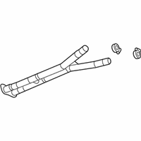 Chevrolet Corvette Exhaust Pipe - 15869375 Exhaust Pipe