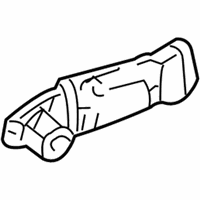 Chevrolet Corvette Door Handle - 10439373 Handle, Outside, Black; Blue; White, Driver Side