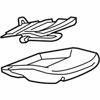 Buick LaCrosse Seat Cushion Pad - 88996174 Seat Cushion Pad