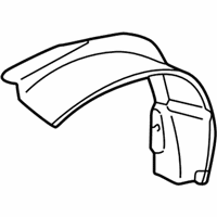 Chevrolet Fender Splash Shield - 22603519 Fender Liner, Front Inner Driver Side