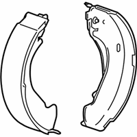Chevrolet Silverado 1500 Brake Shoe - 19256494 Brake Shoes, Rear