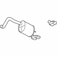 Cadillac Muffler - 25839152 Muffler & Pipe, Passenger Side