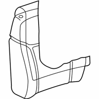 Chevrolet Seat Cushion Pad - 12377514 Seat Back Pad