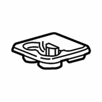 Buick Cup Holder - 88893808 Cup Holder, Charcoal, Rear