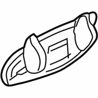 Chevrolet Impala Door Handle - 10439629 Handle, Outside, Blue, Passenger Side