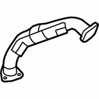 Chevrolet Exhaust Pipe - 12624024 Crossover Pipe