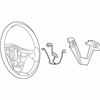 Cadillac SRX Parts - 10393266 Steering Wheel