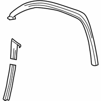Chevrolet Window Channel - 15214285 Run Channel, Front Driver Side