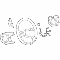 Buick LaCrosse Parts - 25827786 Steering Wheel