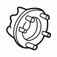 GMC C3500 Wheel Hub Bolt - 88891742 Stud, Front