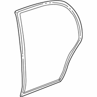 Cadillac DeVille Weather Strip - 25721149 Surround Weatherstrip, Driver Side