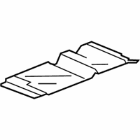 GMC Savana 2500 Exhaust Heat Shield - 15123700 Heat Shield, Passenger Side