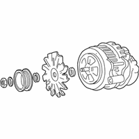 GMC C2500 Alternator - 19244779 Alternator