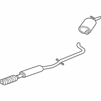 Buick LeSabre Muffler - 19420122 Converter & Pipe
