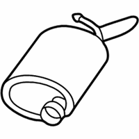 Buick LeSabre Exhaust Pipe - 25773763 Muffler W/Tpipe