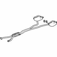 Cadillac CTS Exhaust Pipe - 20981157 Muffler & Pipe