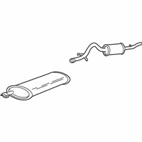 Chevrolet Venture Exhaust Pipe - 10425104 Muffler & Pipe
