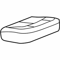 Buick Rainier Seat Cushion Pad - 89043458 Seat Cushion Pad