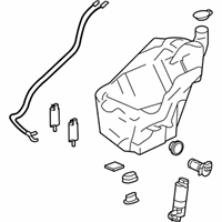 Buick Rainier Washer Reservoir - 15076401 Reservoir Assembly
