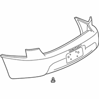 Chevrolet Cavalier Parts - 12335630 Bumper Cover, Rear
