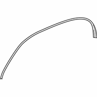 Chevrolet Cobalt Weather Strip - 25829333 Upper Weatherstrip, Driver Side