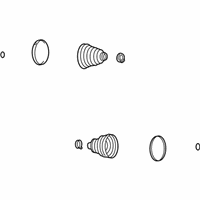 Chevrolet Venture CV Boot - 88891074 Boot Kit, Rear