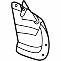 Chevrolet Aveo Fender Splash Shield - 96543167 Liner
