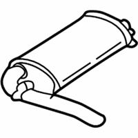 Chevrolet Exhaust Pipe - 10306197 Muffler & Pipe