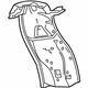 GM 84581368 Rear Pillar, Passenger Side