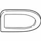 GM 12482403 Glass, Rear Driver Side