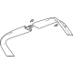 GM 85123732 Upper Gate Trim, Jet Black