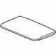GM 23142060 Sunroof Glass