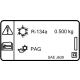 GM 95161596 A/C Label