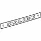 GM 22674239 Nameplate, Rear