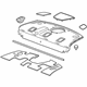 GM 23284989 Package Tray Trim, Black, Rear
