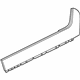 GM 22959677 Upper Molding, Rear Driver Side