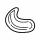 GM 22737690 Seat Belt Bezel, Driver Side